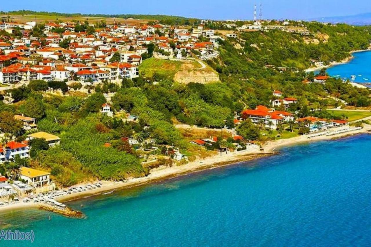 Beautiful Studio In Traditional Afytos Halkidiki-Uvc Sterilized エクステリア 写真